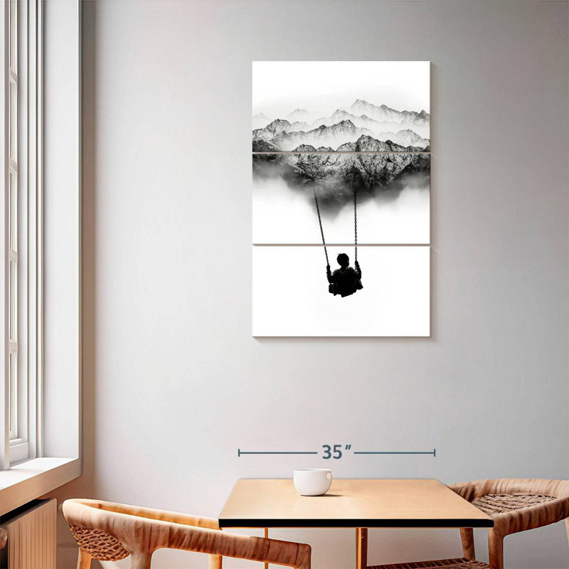 Kelan Mountain Swing, 57" H x 36" W