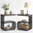 3-Tier Nightstand With Storage, 25.59" C-Shaped Bedside Table For Bedroom, Set Of 2-123245298-120876588