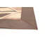 Tapis brun clair en cuir de vache patchwork 4 pi 11 po x 7 pi 10 po