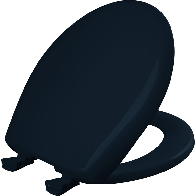 Round Toilet Seat and Lid, Navy