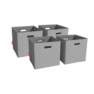 Stackable storage bin with wider mouth, 46L, Plastic File Cabinet:  Streamlined Office Storage