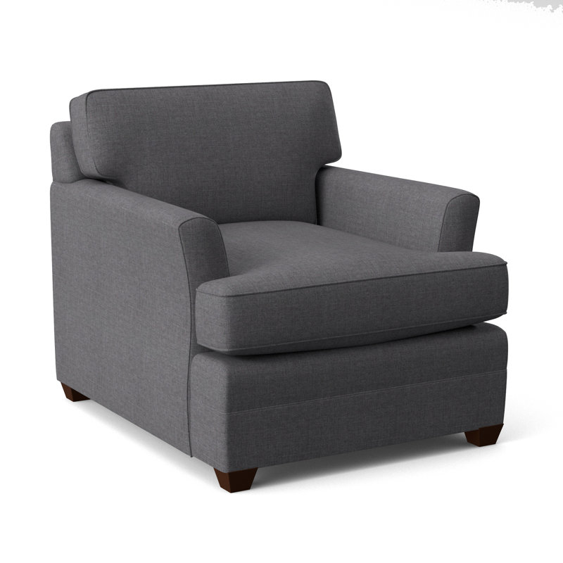 Fauteuil Harriss, Tissu natté neige Drusky Sustain®