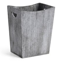 6L Trash Waste Bin in Brushed Nickel Garbage Any Room Basket Container Bags  Home