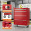 Coffre à outils roulant avec 4 tiroirs, armoire à outils portable verrouillable avec roues et tiroirs pour garage et atelier-134097717