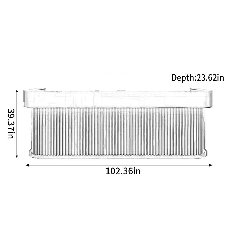 Réception rectangulaire moderne, support pour hôtesse, Burlywood