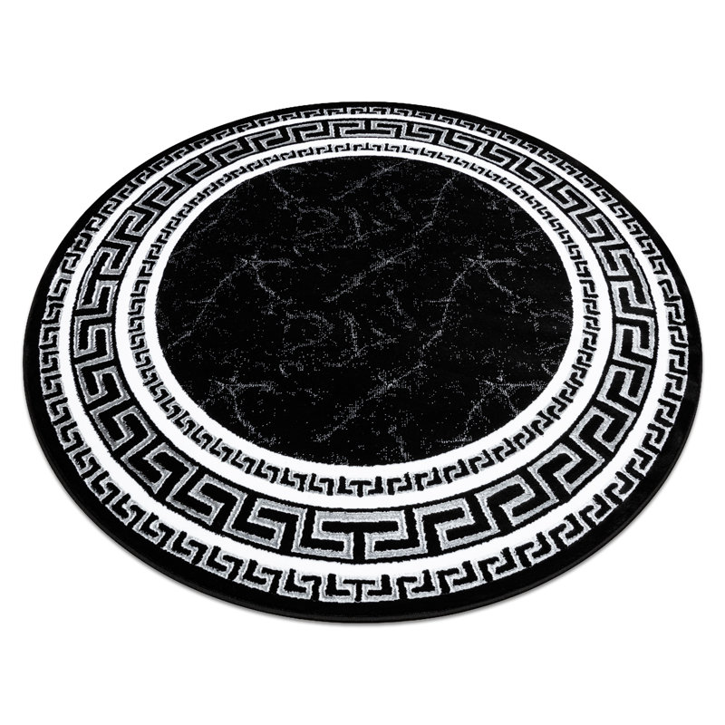 Round Abcde Geometrisch Area Rug, Round 200cm