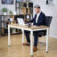 Hedgevale Metal Base Writing Desk-49608597