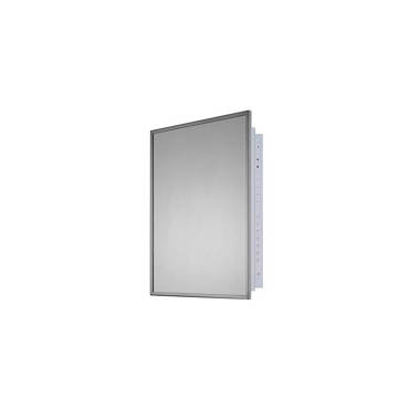 Wrought Studio 20F9FF686DBD4B0586C6ADBC3F0A6AC4 Barone Recessed Framed Medicine Cabinet with 3 Adjustable Shelves 20F9FF686DBD4B0586C6ADBC3F0A6AC4