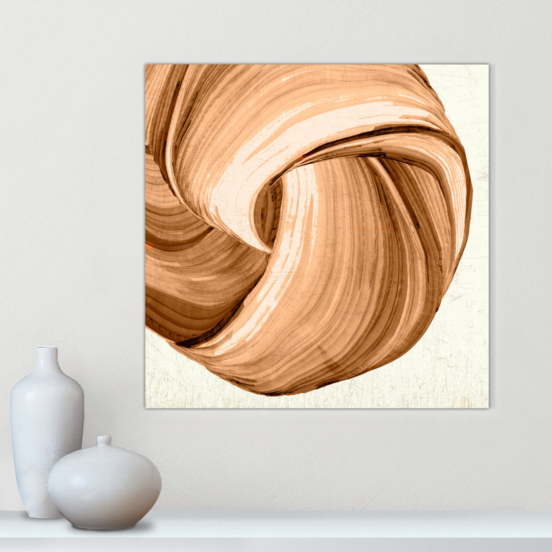 Orange Tango II imprimé par , 30'' W x 30'' H, Wrapped Canvas, No Frame