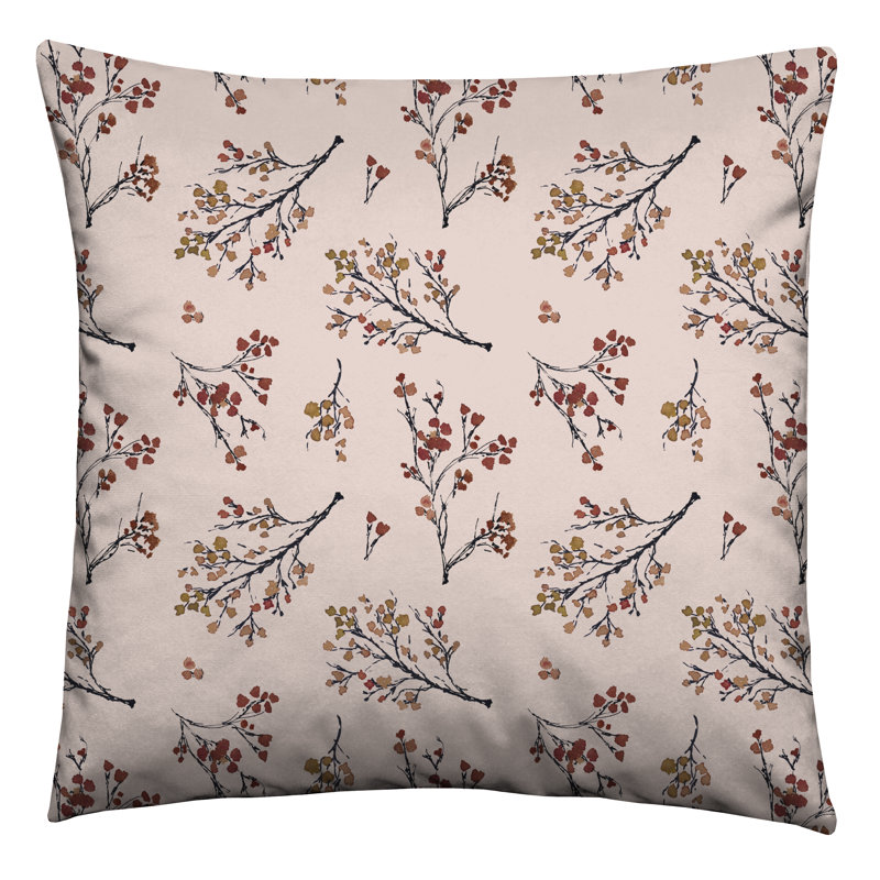 Andard Floral Square Throw Cushion