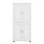 Grande armoire de salle de bain, armoires de rangement autoportantes avec 4 portes, tablettes réglables pour la cuisine, garde-manger