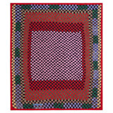 Antique Quilt American Multicolor 1930s Rug