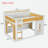 Bunk Bed With Storage Shelves, Window And 2 Doors-603542626