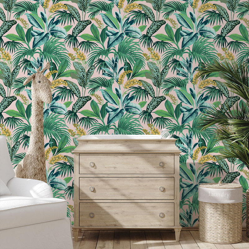Papier peint adhésif Palm Havana, Vert