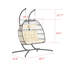 Chaise suspendue en rotin pour 2 personnes