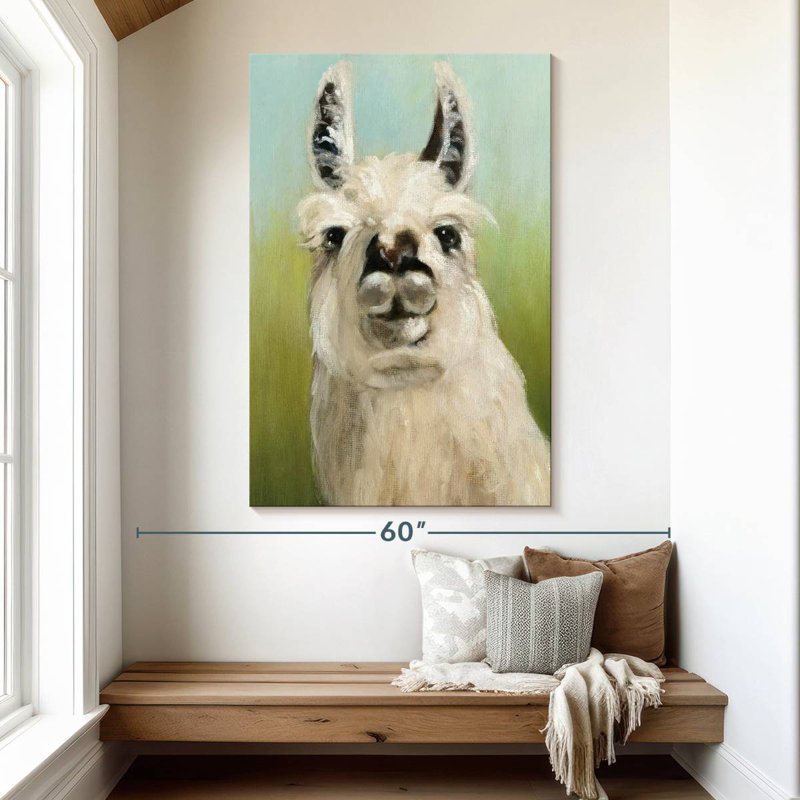 Brampt Who's Your Llama, 51" H x 34" W