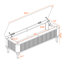 Banc de rangement avec repose-pieds Astin-941326835