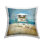 Coussin décoratif "Lifeguard Tower On Beach" par Liz Jardine