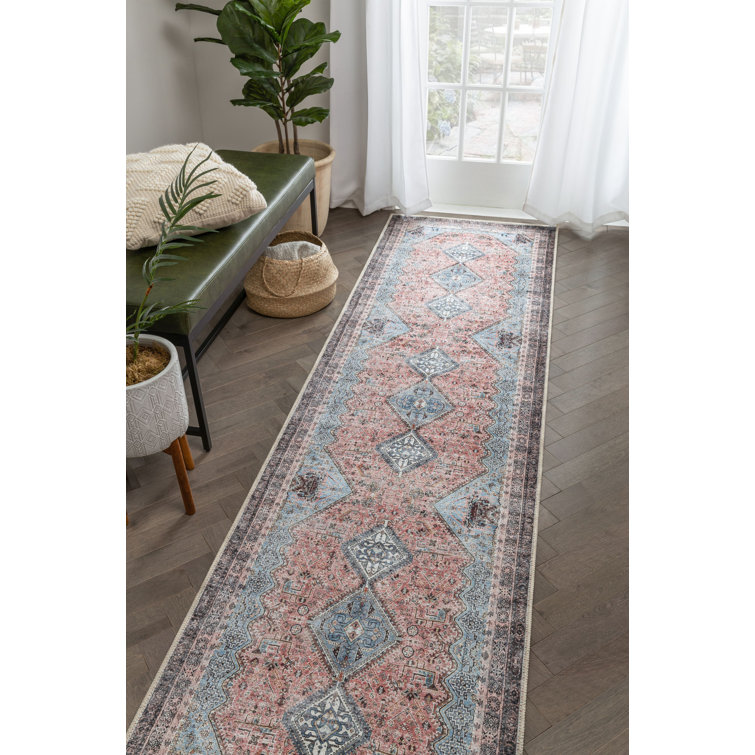 Tapis oriental bleu clair Eustice