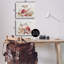 "Woodland Bird Rabbit Mushroom", ensemble de 2 toiles sur toile par Janice Gaynor-2114713348