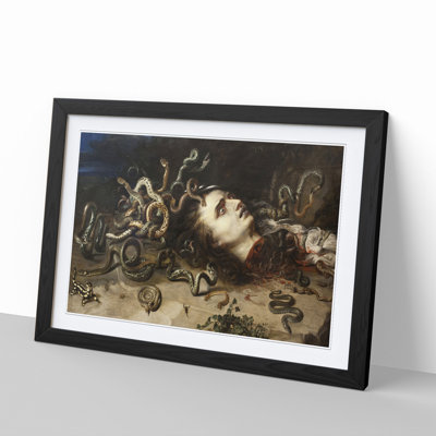 The Head of Medusa by Peter Paul Rubens - Picture Frame Painting on MDF