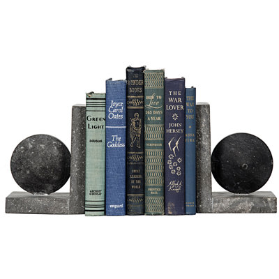 Serre-livres en marbre