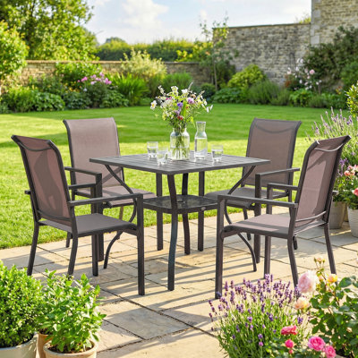4 - Person Patio Dining Set with Square Table