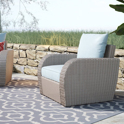 Tarpley Wicker Outdoor Lounge Chair