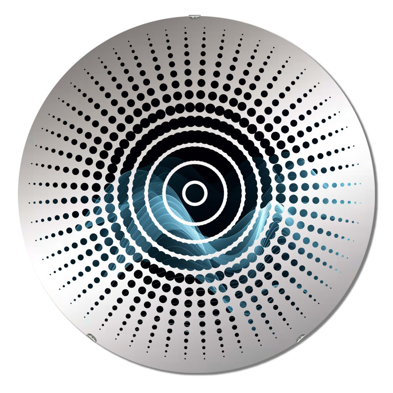 Jalee - Miroir mural Sun Circles, 23,6 po x 23,6 po