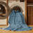 Machine Washable Solid Blue Area Rug-1557839084