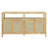 Bohemian Style Rattan Buffet Storage Cabinet with Solid Wood Frame, Push-to-Open Design-2027855633