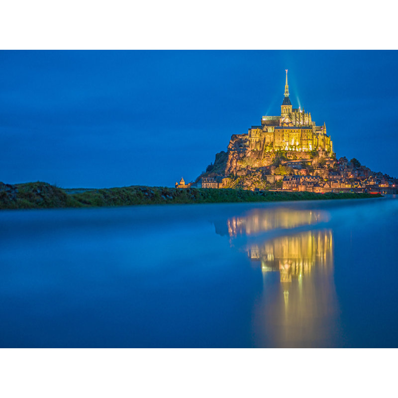 The Magic Of Mont Saint Michel Print by Mark Paulda, 24" H x 32" W, Wrapped Canvas