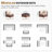Wicker 6 - Person Modular Patio Conversation Set with Cushions-1562218021