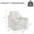 Swivel Arm Chair with Soft Chenille Fabric, Comfy Accent Chair for Living Room. Bedroom-1975932603