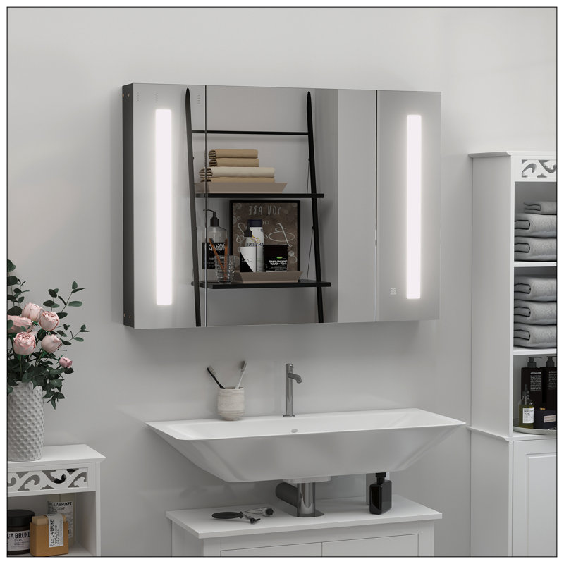 Armoire à pharmacie à fixation murale l 35,50 po H 25,50 po Lapuma