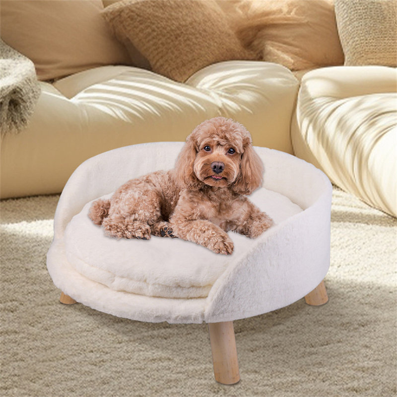 Kaela Round Pet Sofa, 38.2cm H x 41.5cm W x 41.5cm D