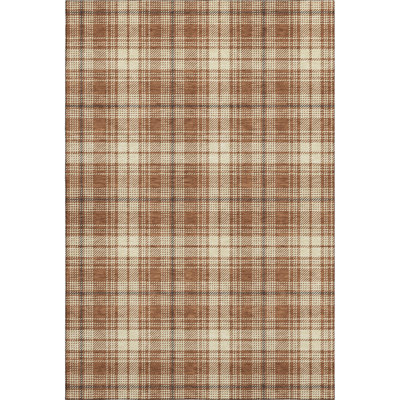 Premium Machine Washable Natoma AMF993 Plaid Rug
