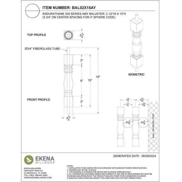 Dimensions du produit