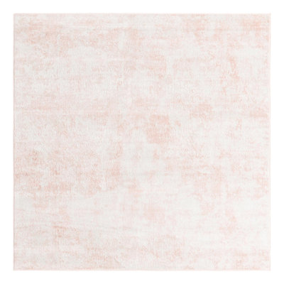 Tapis rose clair / blanc Juliette