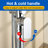 Waterfall Freestanding Bathtub Faucet Set Single Handle Floor Mount Tub Filler With Hand Free Standing Tub Faucet-125712359