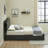 Breelee Linen Upholstered Bed Frame with Storage Headboard and 2 Drawers, Platform Bed with Built-in Charging Station, Heavy Duty, No Box Spring Needed, Easy Assembly, Noise Free-981770297