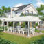 Tente avec auvent Pop Up Outsunny-125979635