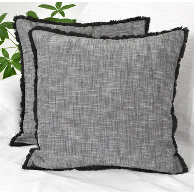 Housses de coussin en coton texturé / Housses de coussin modernes / Taies d'oreiller élégantes