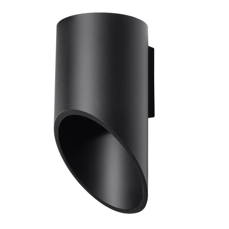 Tod Flush Mounted Sconce, Black