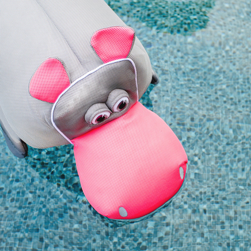 Big Joe Pool Petz Alligator Kid's Float (Non-inflatable), Hippo