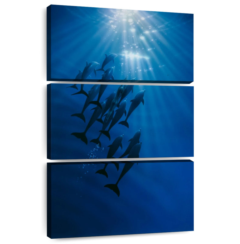 Brampt The Gathering Underwater, 45" H x 28" W