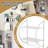 Keedan Metal Bathroom Shelves