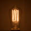Ampoule incandescente 40 watts E26, filament nostalgique ST18, lueur ambrée chaude 2200K, 135 lumens, à intensité variable