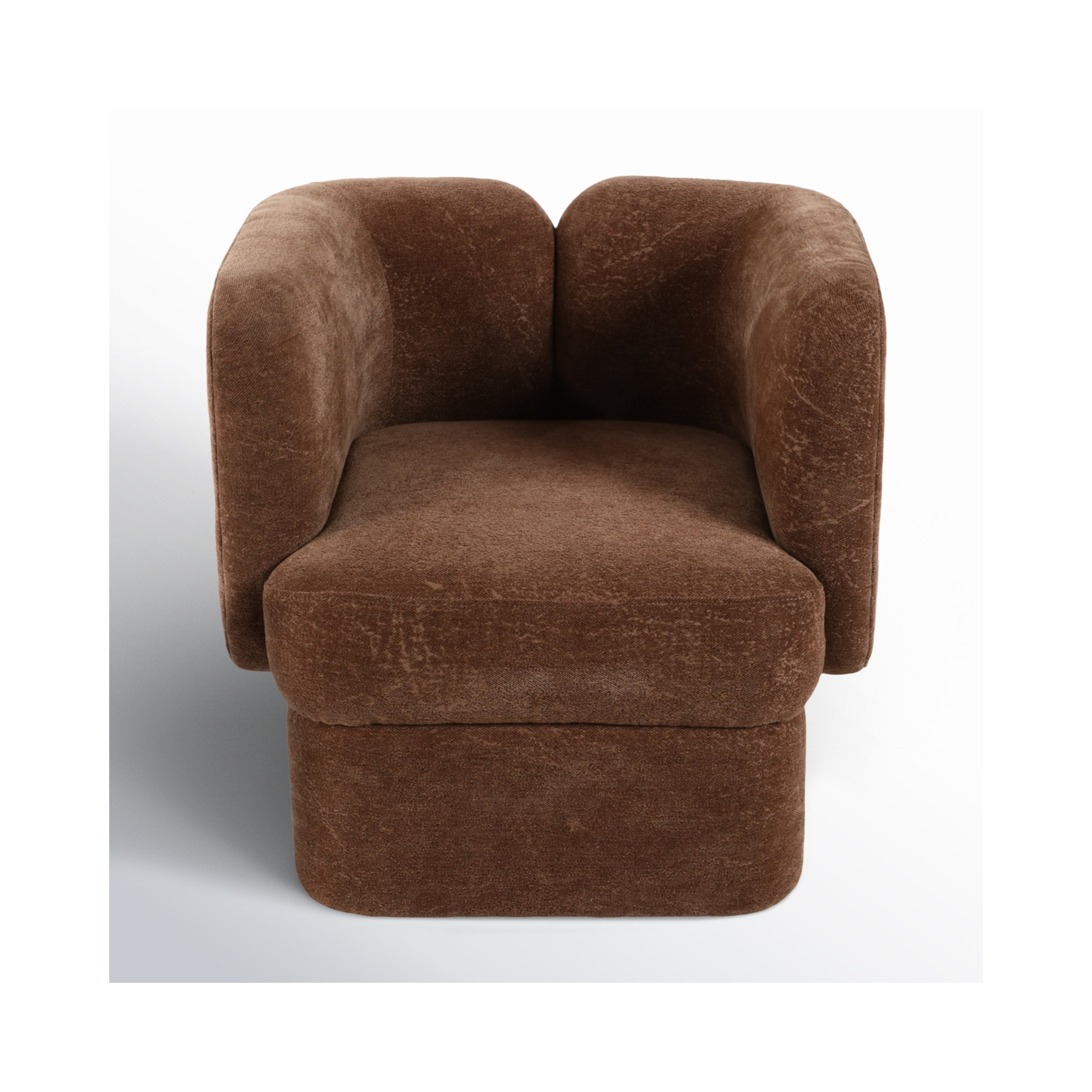  Holliday Brown Shelter-Back Accent Chair