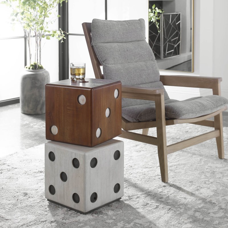 Lachina Solid Wood Top End Table